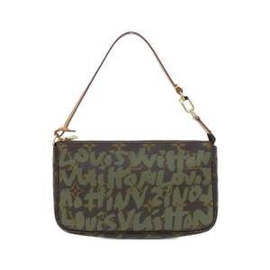 LOUIS VUITTON Authentic Brown Monogram Pochette Pouch